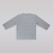 Noppies Baby Soft Organic Cotton Grey Blue Long Sleeve Top