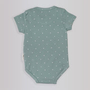 Magnolia Baby Grey Mint Cotton Footie Pajamas for Infants