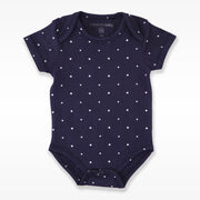 Comfortable Navy Blue Noppies Baby Cotton Long Sleeve Onesie