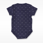 Comfortable Navy Blue Noppies Baby Cotton Long Sleeve Onesie