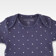Comfortable Navy Blue Noppies Baby Cotton Long Sleeve Onesie