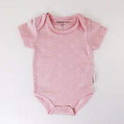 Noppies Baby Grey Mint Organic Cotton Wrap Front Onesie