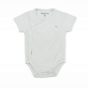 Noppies Baby Grey Mint Long Sleeve Soft Cotton Newborn Romper