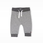 Noppies Baby Anthracite Grey Soft Cotton Blend Infant Leggings