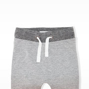 Noppies Baby Anthracite Grey Soft Cotton Blend Infant Leggings