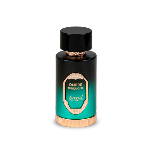 Sapil Ombre Turquoise Unisex Bold Leather and Spicy Cardamom Fragrance 100ml