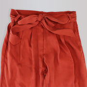 Pale Cloud Jina Rust Silk Trousers for Girls Age 10