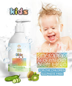 Jan London Kids 3-in-1 Hypoallergenic Shampoo Conditioner and Body Wash