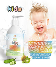Jan London Kids 3-in-1 Hypoallergenic Shampoo Conditioner and Body Wash