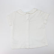 Nanos Baby Boy Light Blue Short Sleeve Classic Cotton Polo