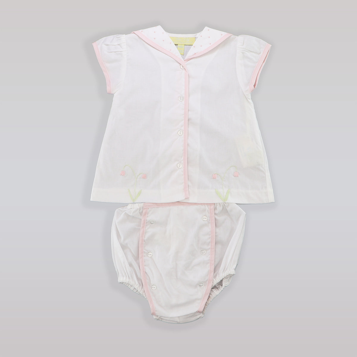 Pixie Lily Soft Cotton Girl's Diaper Set for Infants