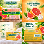 Palmolive Refreshing Citrus & Cream Soap – 170g 10Pcs