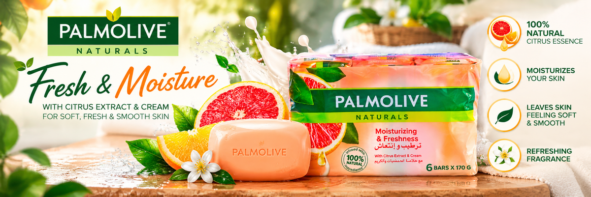 Palmolive Refreshing Citrus & Cream Soap – 170g 10Pcs