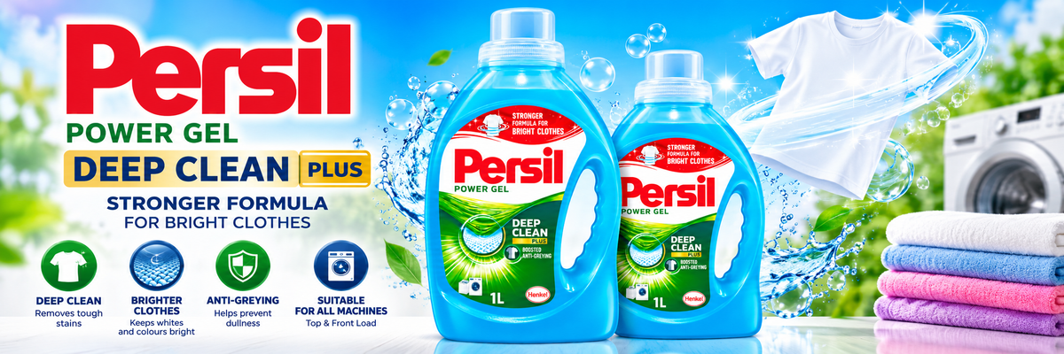 Persil Power Gel Green Liquid Detergent 1L – 2 Pack