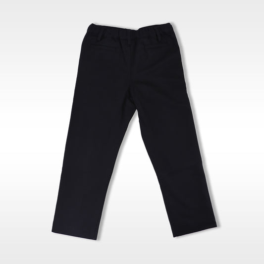 Rachel Riley Boys Navy Blue Soft Cotton Flannel Trousers