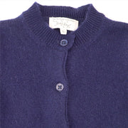 Rachel Riley Premium Navy Blue Cashmere Knit Baby Cardigan