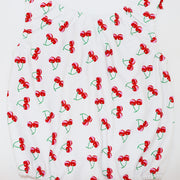 Rachel Riley Baby Girls Cherry Print Cotton Beach Onesie