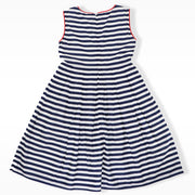 Rachel Riley Girls Nautical Stripe Sleeveless Cotton Summer Dress