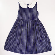 Rachel Riley Girls Polka Dot Sleeveless Cotton Summer Party Dress
