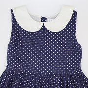 Rachel Riley Girls Polka Dot Sleeveless Cotton Summer Party Dress