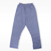 Rachel Riley Boys Striped Long Cotton Pajamas in Blue