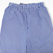 Rachel Riley Boys Striped Long Cotton Pajamas in Blue