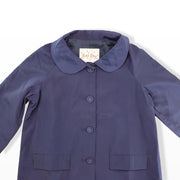 Rachel Riley Girls Classic Red Swing Coat with Velvet Collar