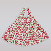 Rachel Riley Girls Pink Carnation Floral Print Cotton Pyjamas
