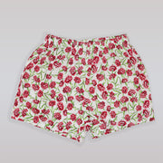 Rachel Riley Girls Carnation Print Cotton Pyjama Set in Rose