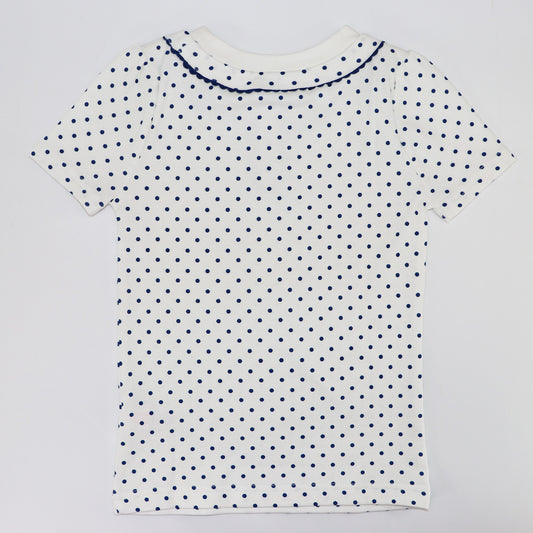 Rachel Riley Blue Polka Dot Cotton Pyjamas for Toddlers