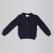 Rachel Riley Soft Cotton Moss Stitch Knit Button Cardigan