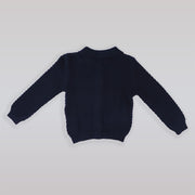 Rachel Riley Boys Classic Navy Moss Stitch Knit Cardigan
