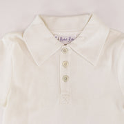 Rachel Riley Boys Classic White Cotton Polo Shirt