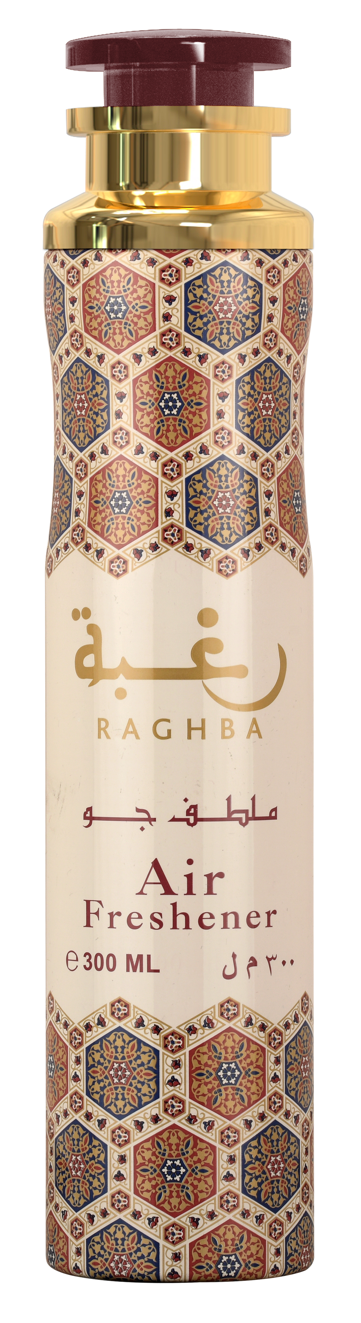 Lattafa Raghba Home Air Freshener Spray Long Lasting Scent 300ml