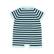 Kissy Kissy Baby Boy Beluga Striped Cotton Play Suit