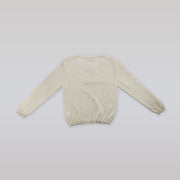 Elegant Hucklebones Girl's Butter Cup Pointelle Dress Cream Soda