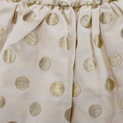 Huckle Bones Sparkle Dot Gold Metallic Skirt for Girls