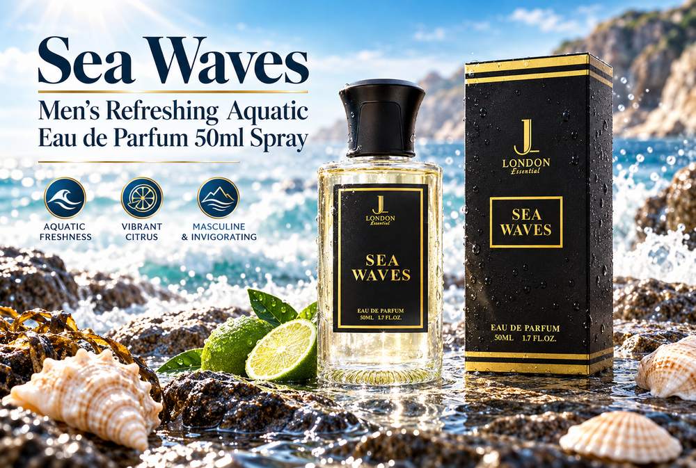 Sea Waves Men's Refreshing Aquatic Eau de Parfum 50ml Spray