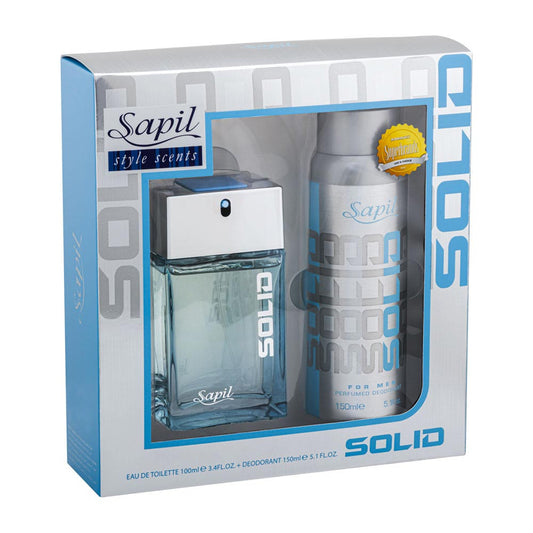 Sapil Solid Adventurous Men's Fragrance Gift Set with Spicy Musk
