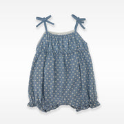 Troi Zenfants Thea Denimstar Blue Star Pattern Baby Shorts