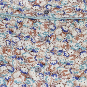 Troi Zenfants Louison Blue Flower Print Cotton Baby Dress
