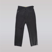 Unruly Blue Boys Black Cotton Pin Stripe Tailored Trousers