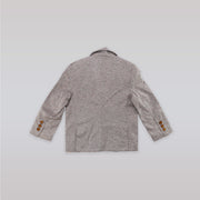 Unruly Blue Boys Grey Flecked Formal Jacket for Kids