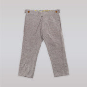 Unruly Blue Boys Grey Flecked Trousers Smart Tailored Dress Pants