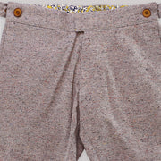 Unruly Blue Boys Grey Flecked Trousers Smart Tailored Dress Pants