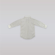 Unruly Blue Boys Green Dot Long Sleeve Formal Cotton Shirt