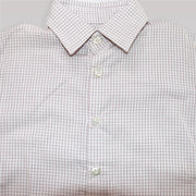 Unruly Blue Boys Red Checkered Long Sleeve Cotton Formal Shirt