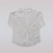 Unruly Blue Boys White Piquet Cotton Formal Dress Shirt