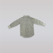 Unruly Blue Boys Liberty Forest Green Print Button Up Shirt