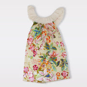 Nanos Baby Girls Floral Print Cotton Vestido Party Dress